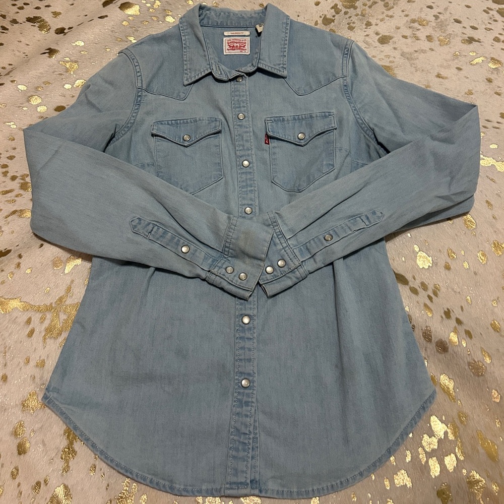 Levi's Classic Blue Denim Shirt
